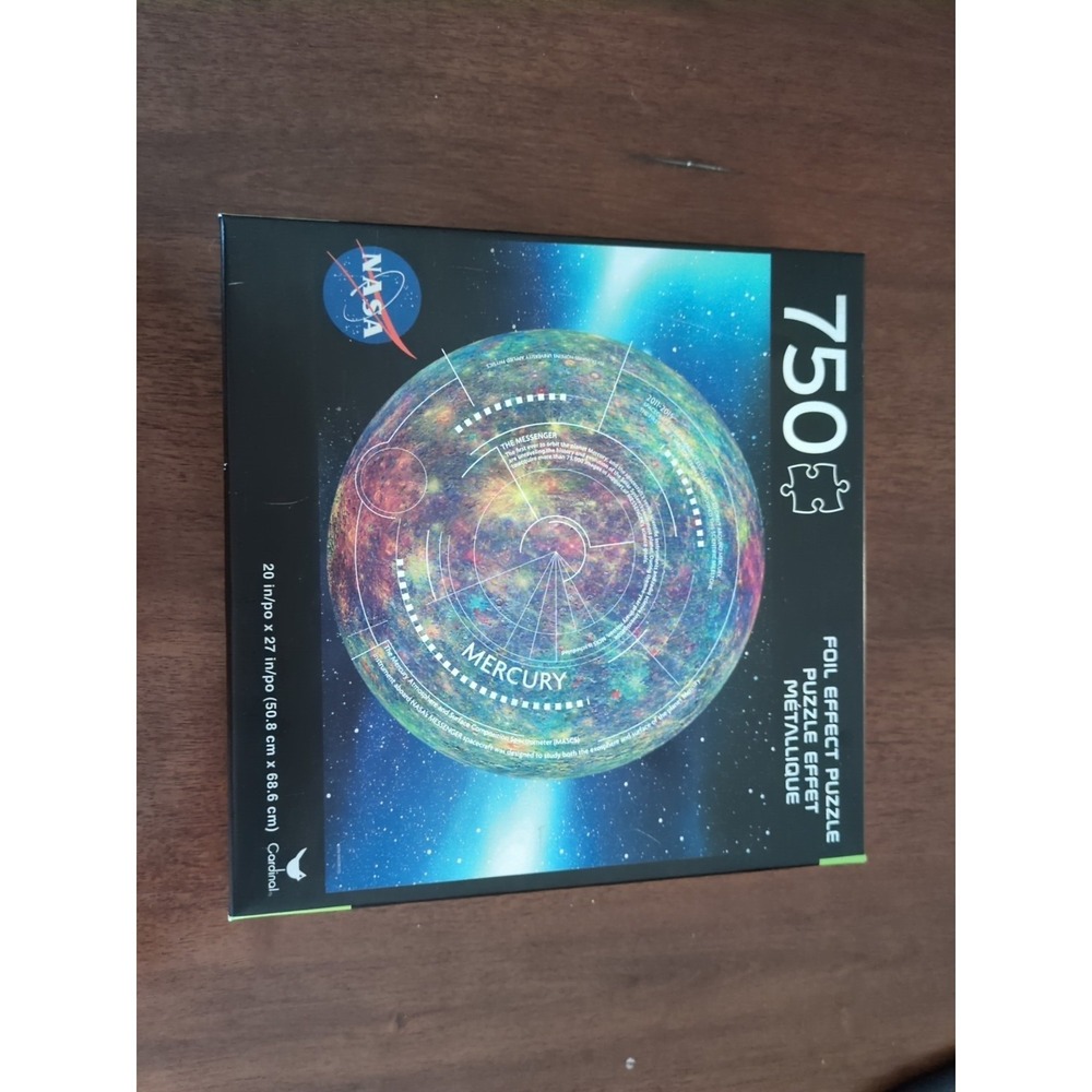 NASA Mercury Puzzle Foil Effect 750 Pieces‎ (NIB)